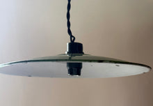 Load image into Gallery viewer, Pair of vintage French enamel ceiling lights