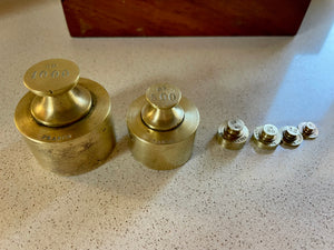 Antique French Brass weights