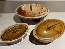 Load image into Gallery viewer, Set of 3 Vintage French earthenware Tureens