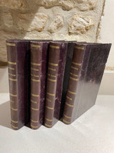 Load image into Gallery viewer, Set of 4 Antique French Books