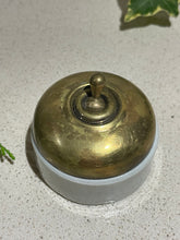 Load image into Gallery viewer, 1. Antique Brass Ceramic Light Switch
