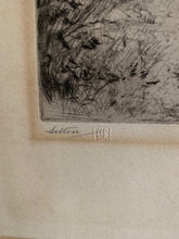 Load image into Gallery viewer, Antique Signed Titled & Stamped Etching