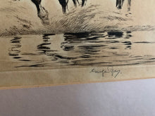 Load image into Gallery viewer, Antique Signed Etching by George Soper