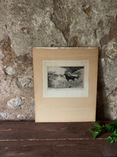 Load image into Gallery viewer, Antique Signed Titled & Stamped Etching