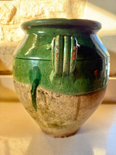 Load image into Gallery viewer, Antique rare Large Green confit Pot
