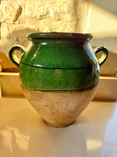 Load image into Gallery viewer, Antique rare Large Green confit Pot
