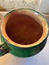 Load image into Gallery viewer, Antique rare Large Green confit Pot
