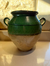 Load image into Gallery viewer, Antique rare Large Green confit Pot
