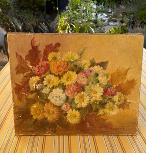 Antique French Oil Painting