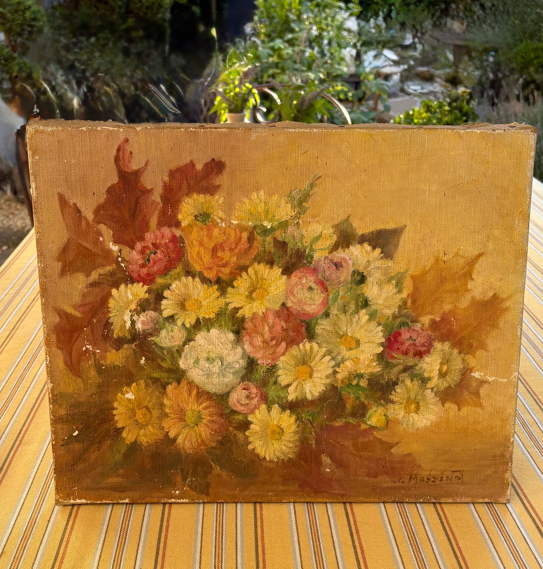 Antique French Oil Painting