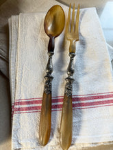 Load image into Gallery viewer, Antique French Salad Servers Louis XV

