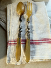 Load image into Gallery viewer, Antique French Salad Servers Louis XV
