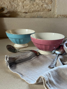Pair French Café au Lait bowls
