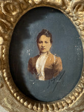 Load image into Gallery viewer, Antique French miniature portrait
