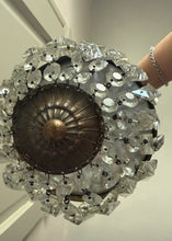 Load image into Gallery viewer, Antique French Empire Crystal Ceiling Light
