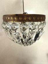 Load image into Gallery viewer, Antique French Empire Crystal Ceiling Light
