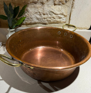 Vintage Copper Jam Pan