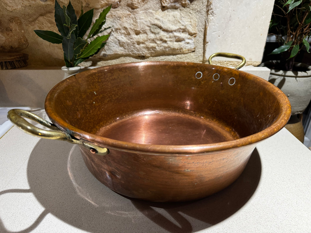 Vintage Copper Jam Pan