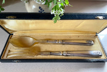 Load image into Gallery viewer, Antique French Louis XV Salad Servers
