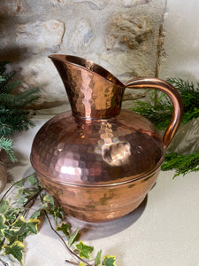 1 Vintage French Copper Pitcher