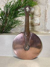 Load image into Gallery viewer, Antique Copper pan lid 13.5cms
