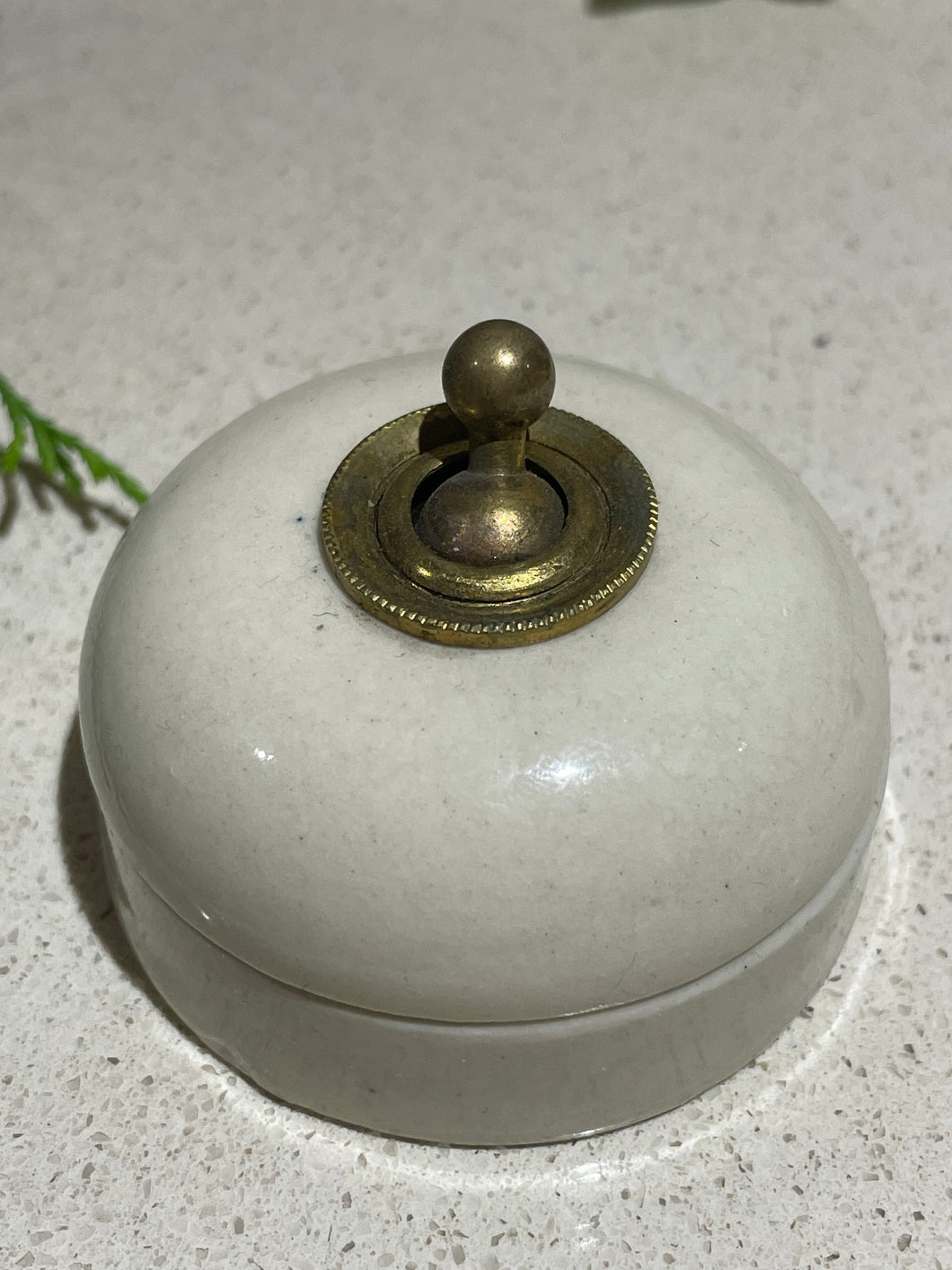 1 Antique Ceramic Light Switch
