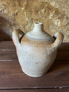 Antique French Stoneware Oil Jug